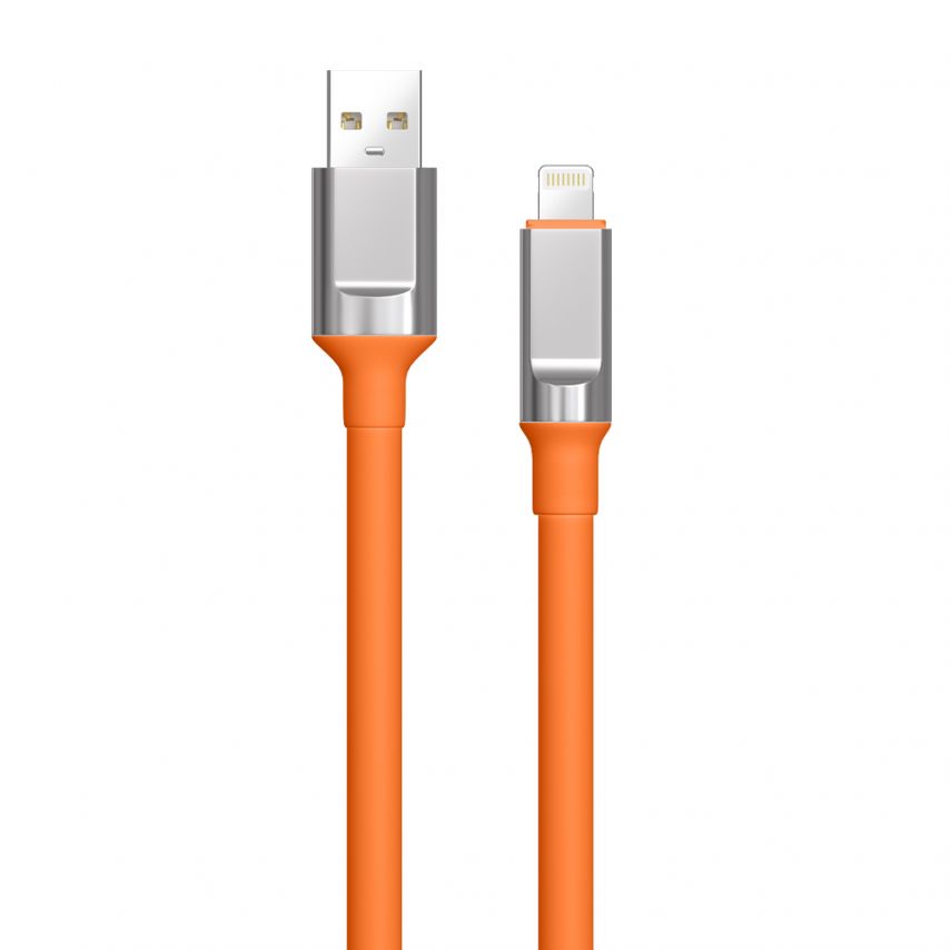 Кабель USB WALKER C915 Lightning orange
