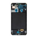 Дисплей (LCD) для Samsung Galaxy A50/A505 (2019) з тачскріном та рамкою black (Oled/коротка матриця) Original Quality