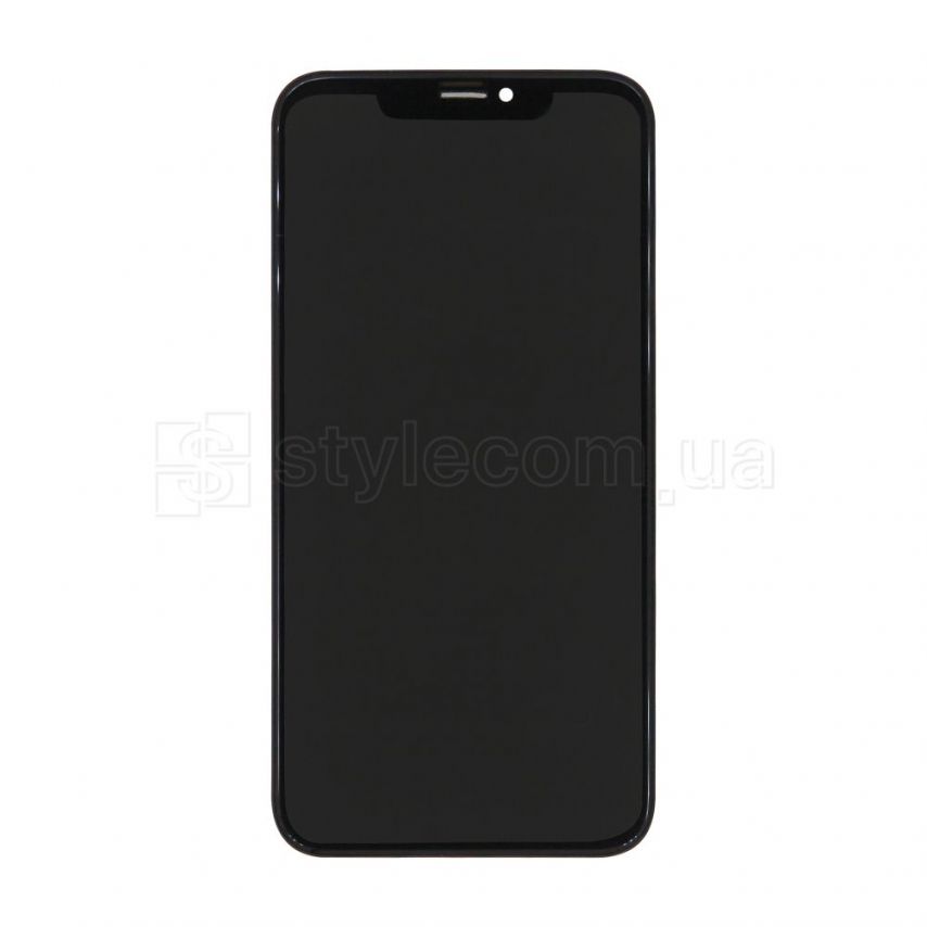 Дисплей (LCD) для Apple iPhone X з тачскріном black (Oled GX) Original Quality (УЦІНКА! Відшарування знизу)
