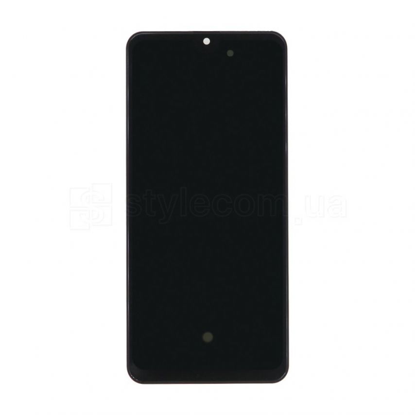 Дисплей (LCD) для Samsung Galaxy A31/A315 (2020) с тачскрином и рамкой black (Oled/короткая матрица) Original Quality (УЦЕНКА! Повреждение рамки)