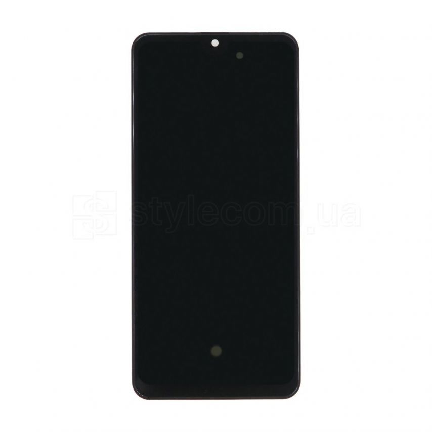 Дисплей (LCD) для Samsung Galaxy A31/A315 (2020) з тачскріном і рамкою black (Oled/коротка матриця) Original Quality (УЦІНКА! Відшарування знизу)
