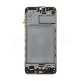 Дисплей (LCD) для Samsung Galaxy M21/M215 з тачскріном і рамкою black (Oled) Original Quality (УЦІНКА! Відшарування зверху)