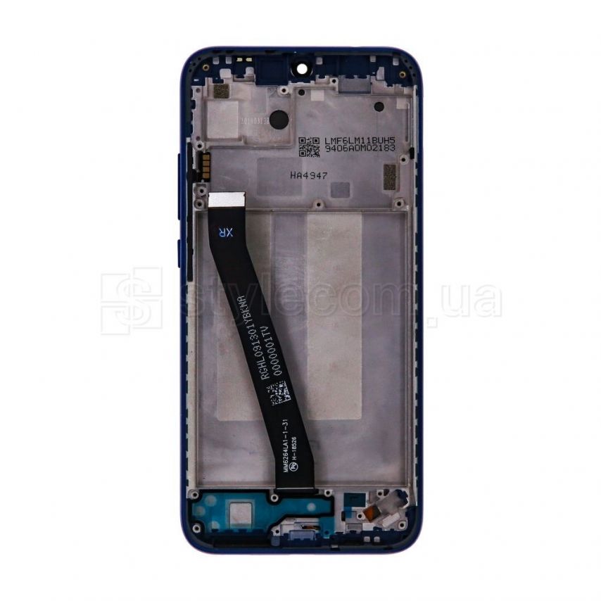 Дисплей (LCD) для Xiaomi Redmi 7 с тачскрином и рамкой black High Quality (УЦЕНКА! Повреждение рамки)