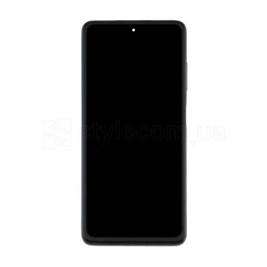 Дисплей (LCD) для Xiaomi Poco X3, Poco X3 Pro с тачскрином и рамкой black Original Quality (УЦЕНКА! Повреждение рамки)