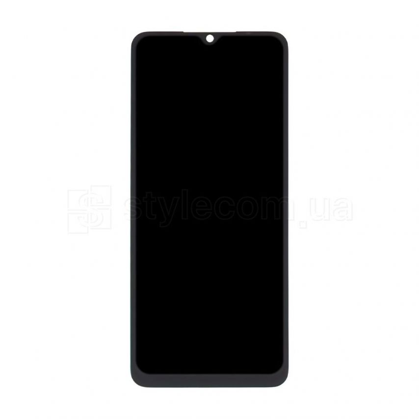 Дисплей (LCD) для Xiaomi Redmi 10C, Poco C40 с тачскрином black High Quality (УЦЕНКА! Скол стекла снизу)
