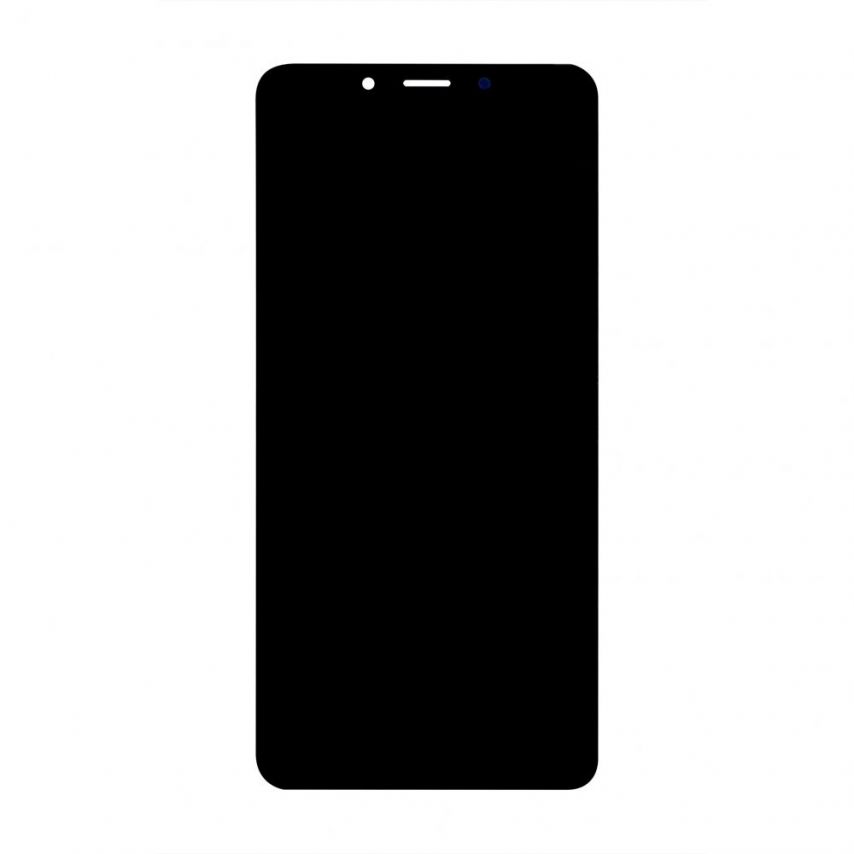 Дисплей (LCD) для Xiaomi Redmi 6, Redmi 6A з тачскріном і рамкою black High Quality (УЦІНКА! Пошкодження рамки)