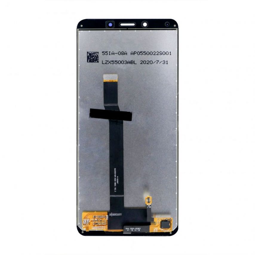 Дисплей (LCD) для Xiaomi Redmi 6, Redmi 6A з тачскріном і рамкою black High Quality (УЦІНКА! Пошкодження рамки)