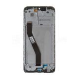 Дисплей (LCD) для Xiaomi Redmi 8, 8A з тачскріном (з датчиком наближення) і рамкою black Original Quality (УЦІНКА! Пошкодження рамки)