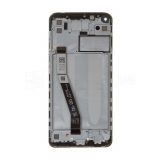Дисплей (LCD) для Xiaomi Redmi Note 9, Redmi 10X 4G з тачскріном і рамкою black Original Quality (УЦІНКА! Відшарування біля камери)