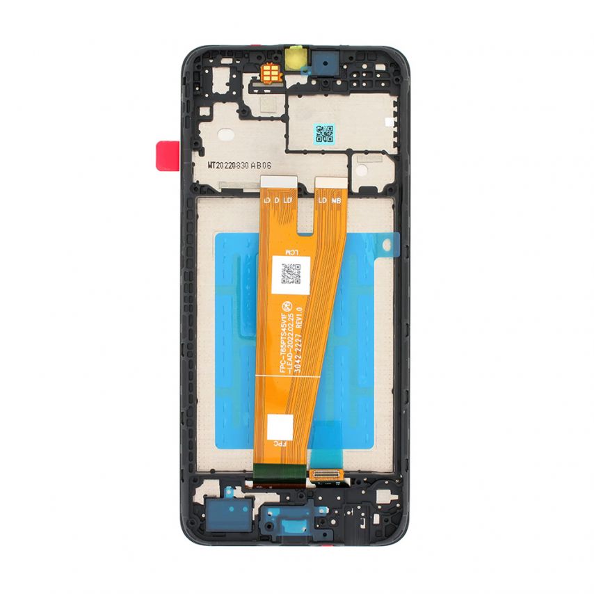 Дисплей (LCD) для Samsung Galaxy A04/A045 (2022) с тачскрином и рамкой black (IPS) Service Original (PN:GH81-22731A)