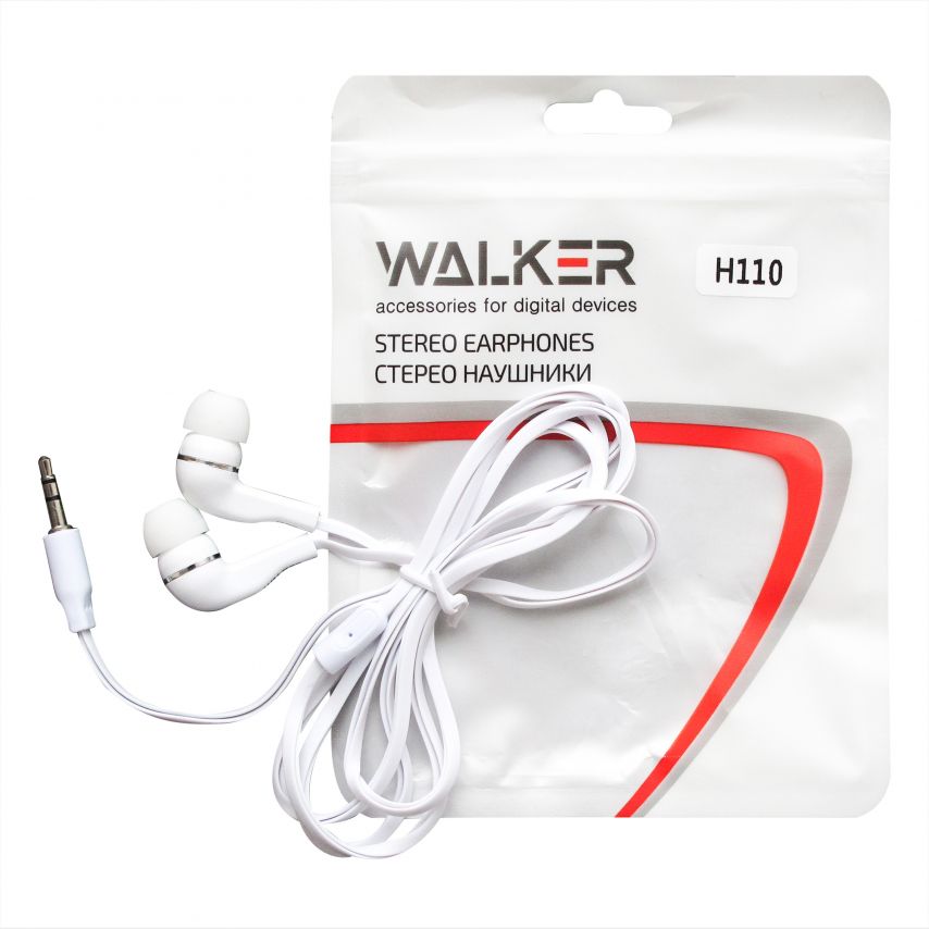 Наушники WALKER H110 white (тех.пак.)