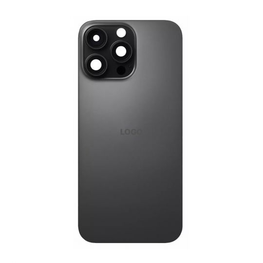 Задня кришка для Apple iPhone 16 Pro з рамкою і склом камери Black Titanium Original Quality - купити за 1 231.54 грн у Києві, Україні