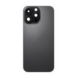Задня кришка для Apple iPhone 16 Pro Max з рамкою і склом камери Black Titanium Original Quality