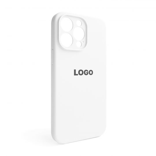 Чохол Full Silicone Case для Apple iPhone 15 Pro Max white (09) закрита камера - купити за 225.50 грн у Києві, Україні