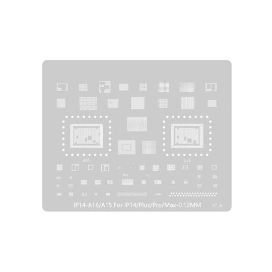 BGA-трафарет Yaxun YX-250 (iP 14 Pro, 14 Pro Max) - купить за 93.03 грн в Киеве, Украине