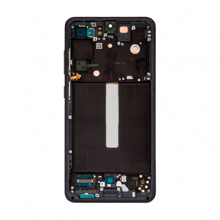 Дисплей (LCD) для Samsung Galaxy S21 FE/G990 (2022) з тачскріном і рамкою grey Service Original (PN:GH82-26414A)