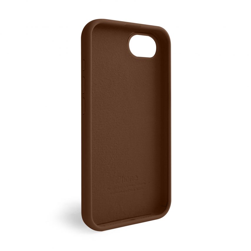 Чехол Full Silicone Case для Apple iPhone 16e dark brown (75)