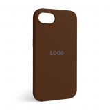 Чехол Full Silicone Case для Apple iPhone 16e dark brown (75)