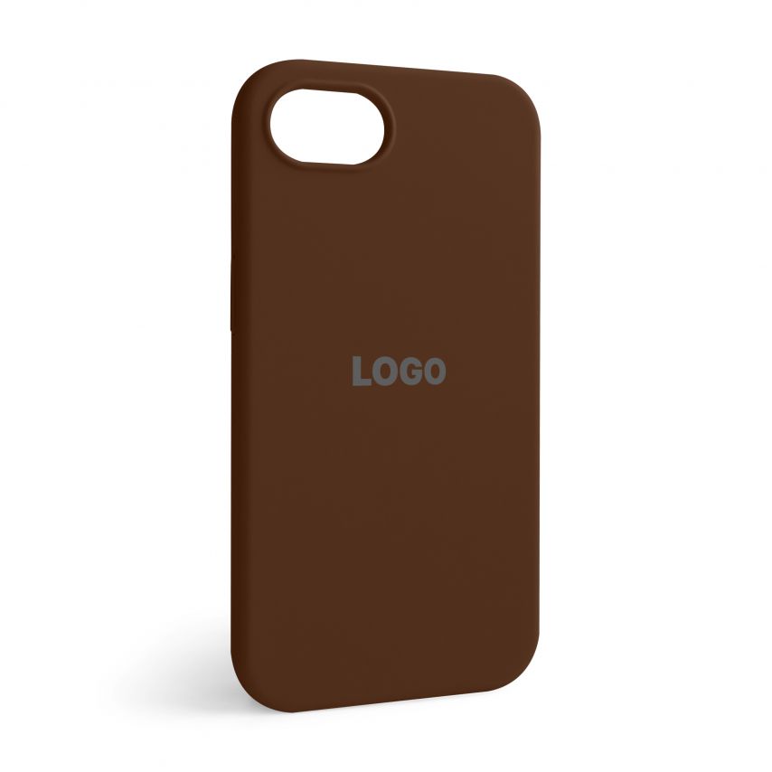 Чехол Full Silicone Case для Apple iPhone 16e dark brown (75)