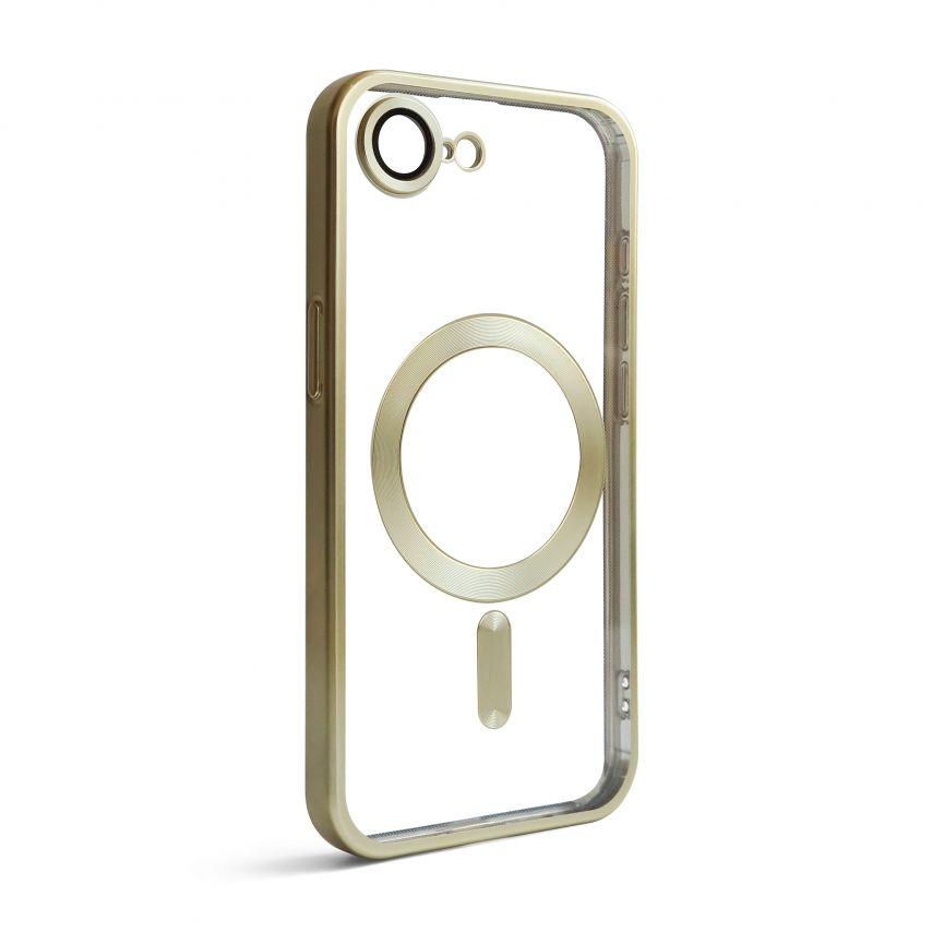 Чехол с функцией MagSafe для Apple iPhone 16e gold (03) матовый