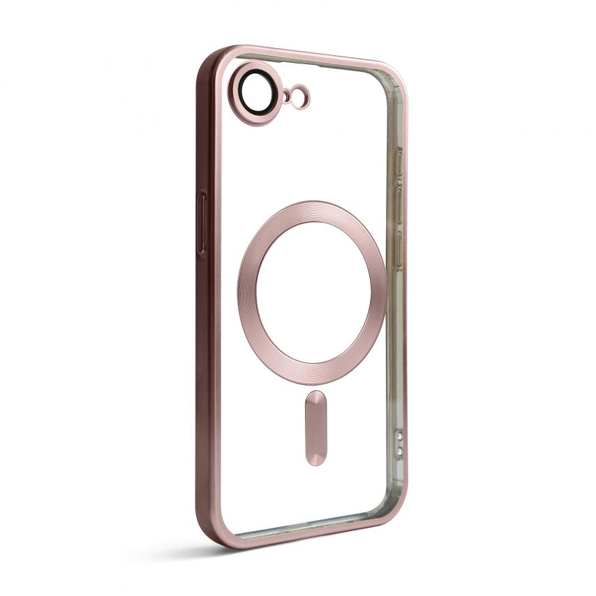 Чехол с функцией MagSafe для Apple iPhone 16e pink (06) матовый
