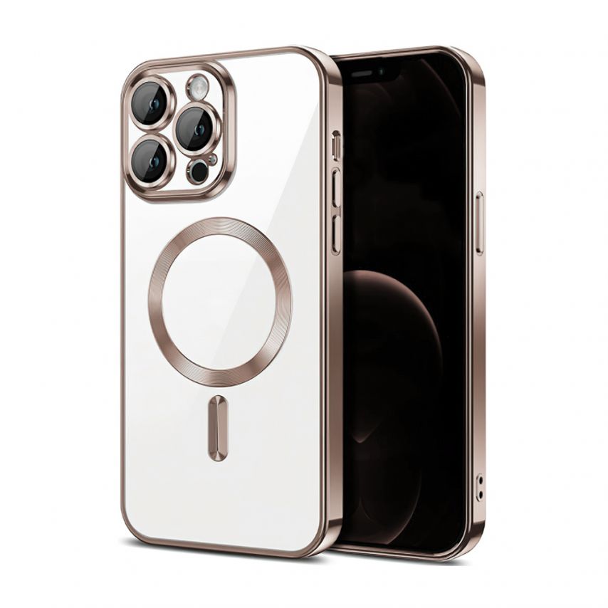 Чохол із функцією MagSafe для Apple iPhone 16e brown (13) матовий