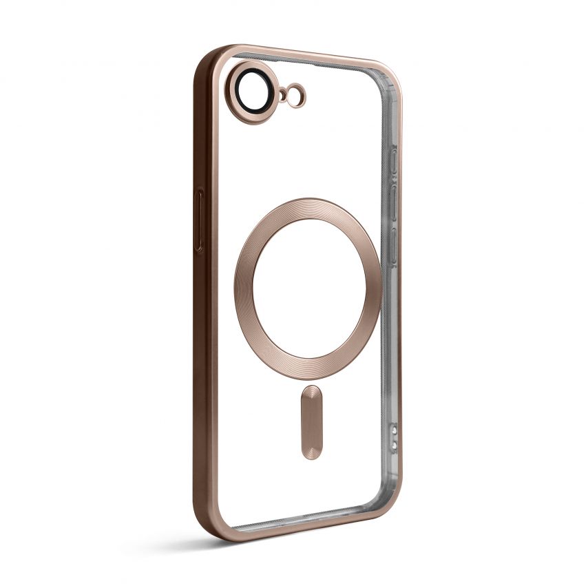 Чехол с функцией MagSafe для Apple iPhone 16e brown (13) матовый