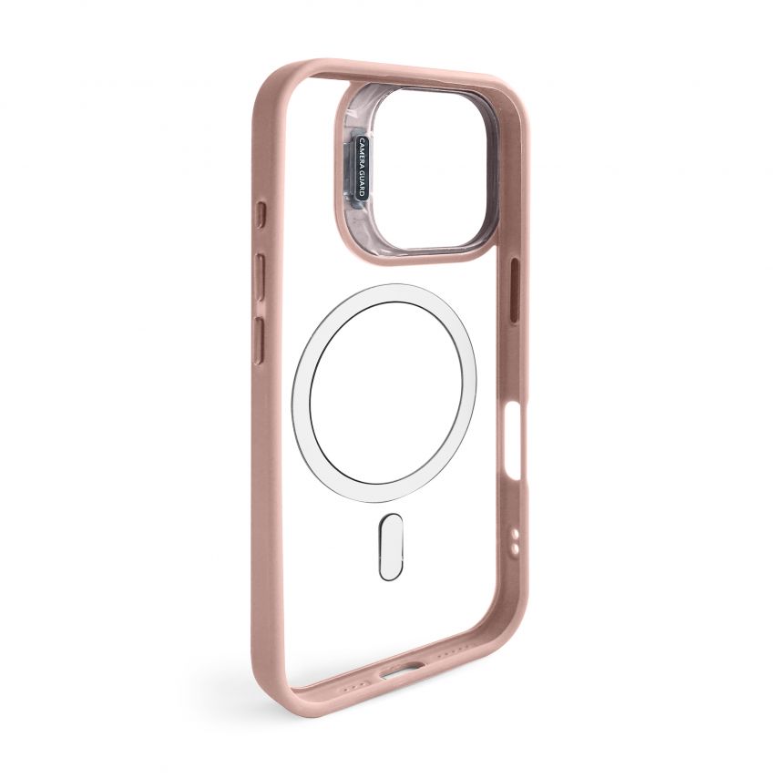 Чохол з функцією MagSafe для Apple iPhone 11 з підставкою та захистом для камер pink (10)