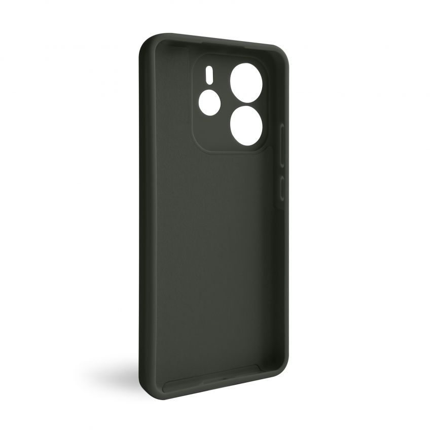 Чехол Full Silicone Case для Xiaomi Redmi Note 14 4G Global dark olive (41) (без логотипа)