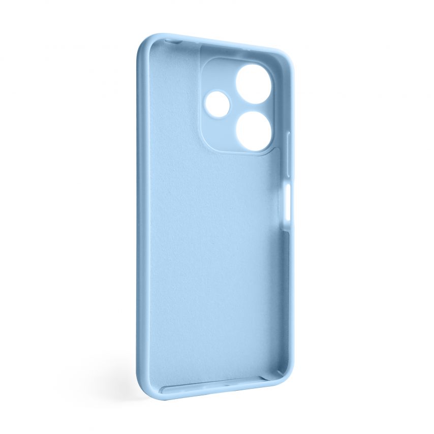Чохол Full Silicone Case для Xiaomi Redmi 13 light blue (05) (без логотипу)