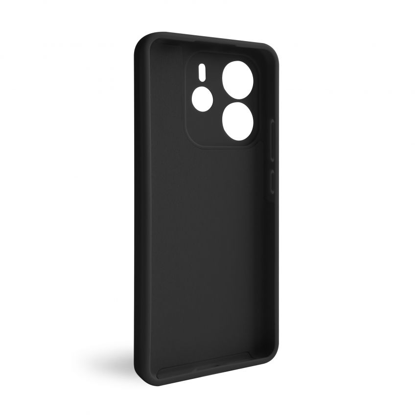 Чохол Full Silicone Case для Xiaomi Redmi Note 14 4G Global black (18) (без логотипу)