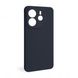 Чехол Full Silicone Case для Xiaomi Redmi Note 14 4G Global dark blue (08) (без логотипа)