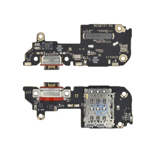 Шлейф (нижняя плата) для Xiaomi 14T с разъемом зарядки и микрофоном High Quality - купить за 243.65 грн в Киеве, Украине