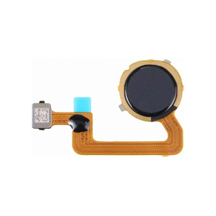 Шлейф для Xiaomi Redmi 12C со сканером отпечатка пальца black High Quality