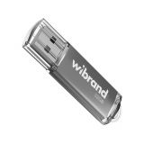 Флеш-пам'ять USB Wibrand Cougar 32GB USB 2.0 silver