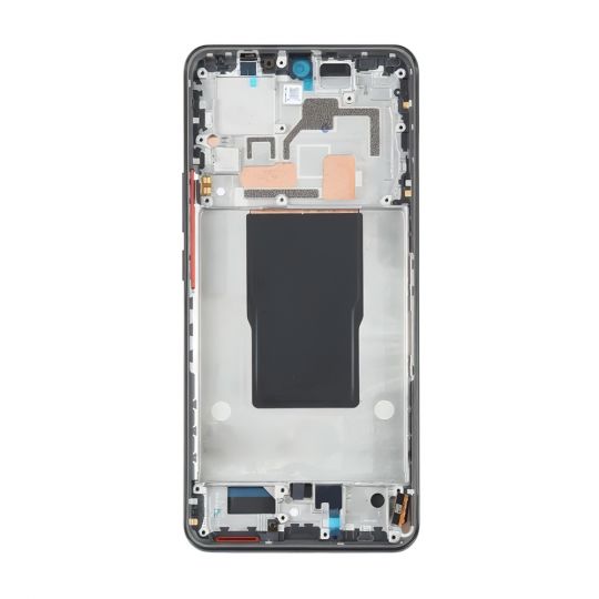 Дисплей (LCD) для Xiaomi 12T, 12T Pro з тачскріном та рамкою black Service Original (PN:560003L12A00)