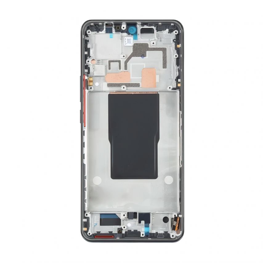 Дисплей (LCD) для Xiaomi 12T, 12T Pro з тачскріном та рамкою black Service Original (PN:560003L12A00)