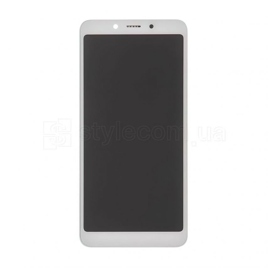 Дисплей (LCD) для Xiaomi Redmi 6, Redmi 6A с тачскрином и рамкой white Original Quality (УЦЕНКА! Повреждение рамки)