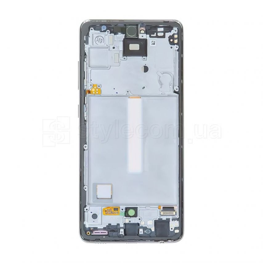 Дисплей (LCD) для Samsung Galaxy A52 4G/A525 (2021), A52 5G/A526 (2021), A52s 5G/A528 (2021) з тачскріном та рамкою black (Oled) Original Quality (УЦІНКА! Відшарування зверху)