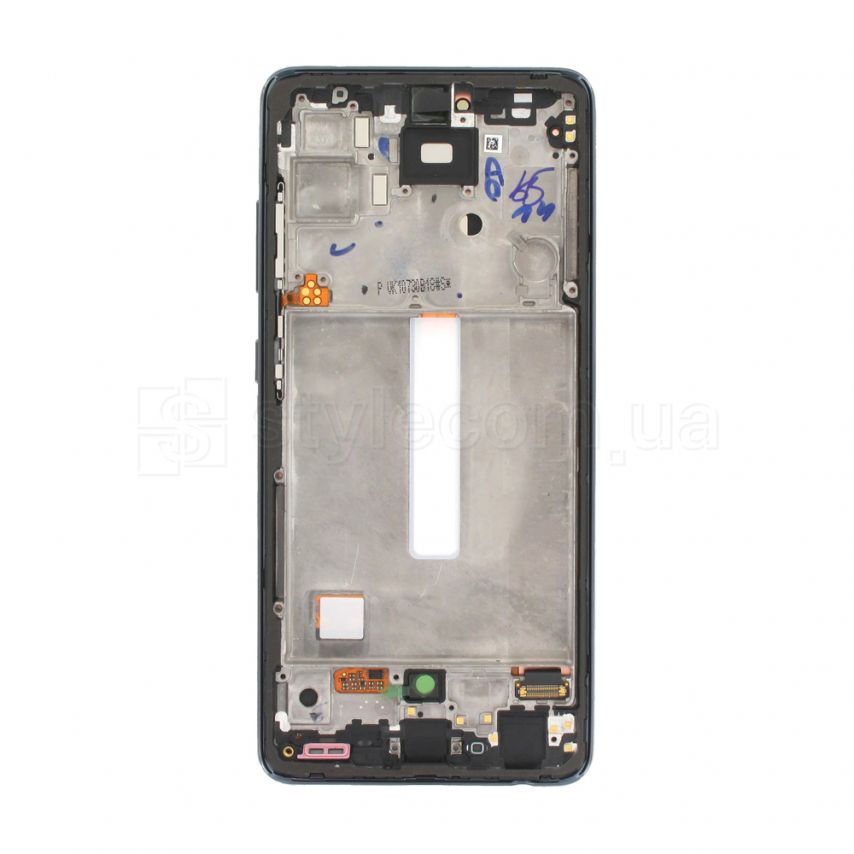 Дисплей (LCD) для Samsung Galaxy A52 4G/A525, А52 5G/A526 (2021) з тачскріном та рамкою black Service Original (PN:GH82-25229B)