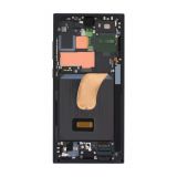 Дисплей (LCD) для Samsung Galaxy S23 Ultra/S918 (2023) з тачскріном та рамкою black Service Original (PN:GH82-30466A)