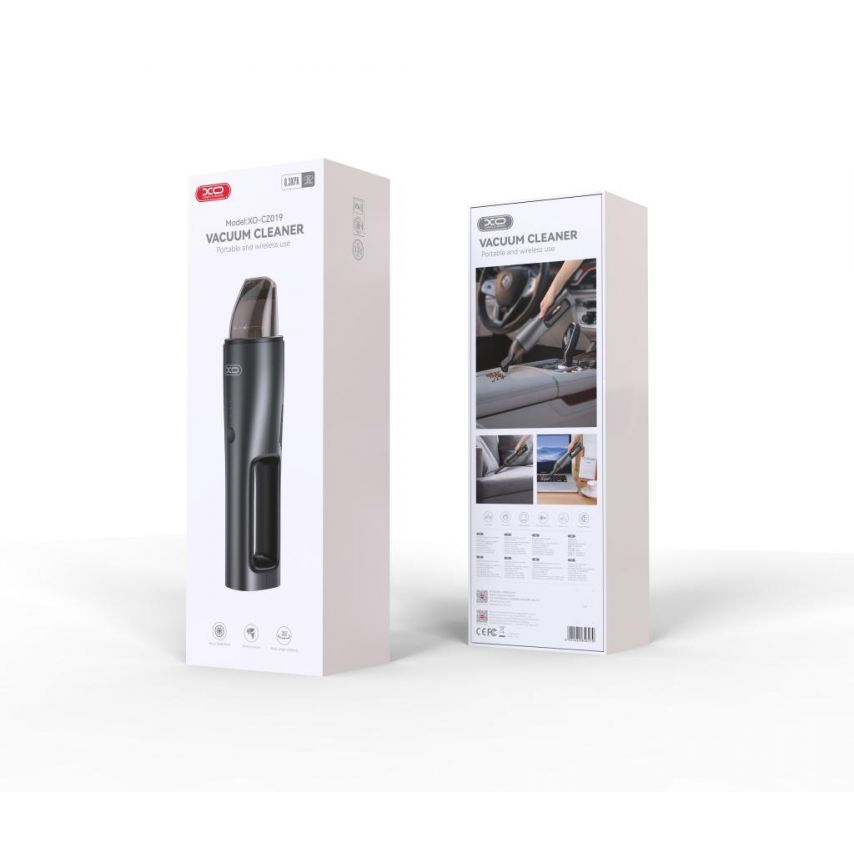 Автомобильный пылесос XO CZ019 80W 5000mAh black