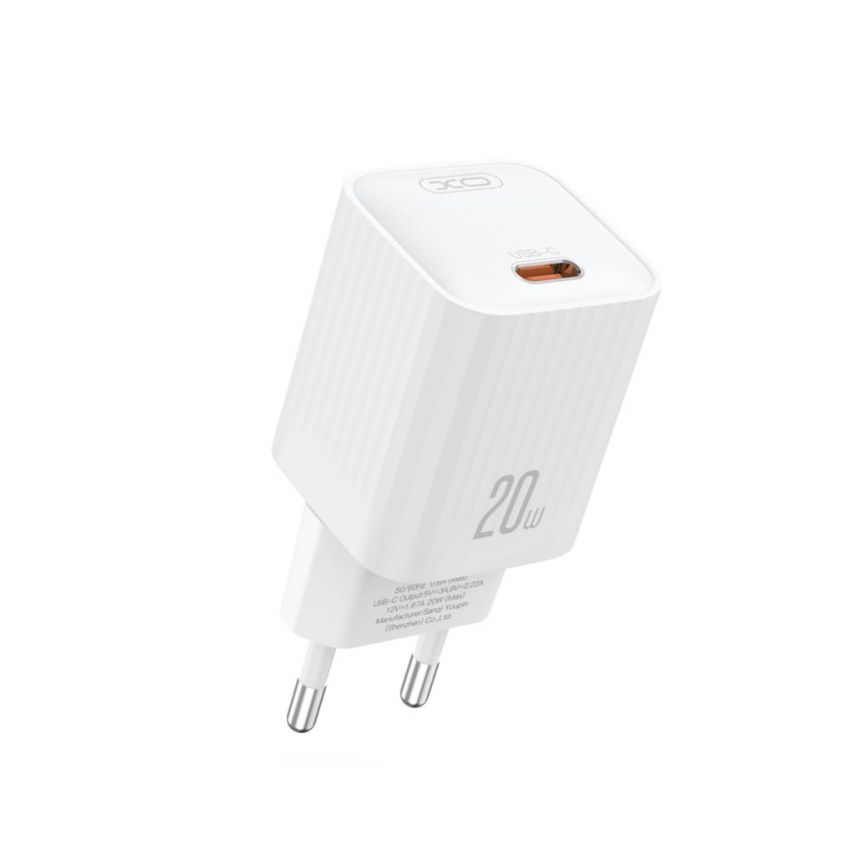 Мережевий зарядний пристрій (адаптер) XO L146 PD_20W white