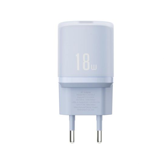 Мережевий зарядний пристрій (адаптер) XO L157 1USB/QC3.0/18W blue - купити за 202.95 грн у Києві, Україні