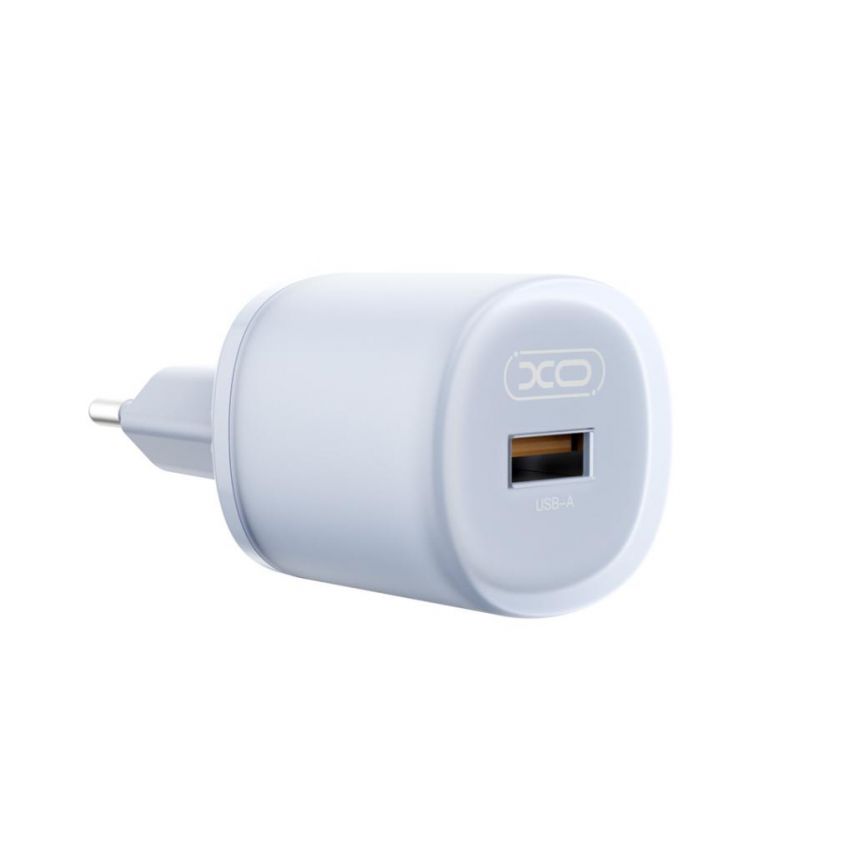 Мережевий зарядний пристрій (адаптер) XO L157 1USB/QC3.0/18W blue