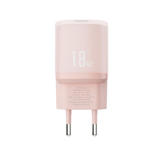 Мережевий зарядний пристрій (адаптер) XO L157 1USB/QC3.0/18W pink - купити за 202.95 грн у Києві, Україні