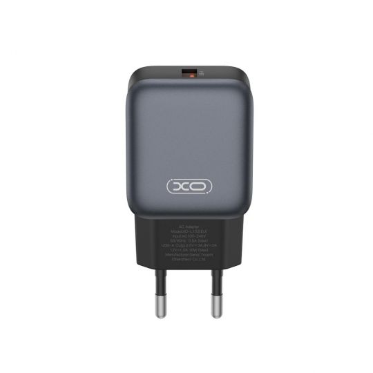 Мережевий зарядний пристрій (адаптер) XO L152 QC_18W black - купити за 221.50 грн у Києві, Україні