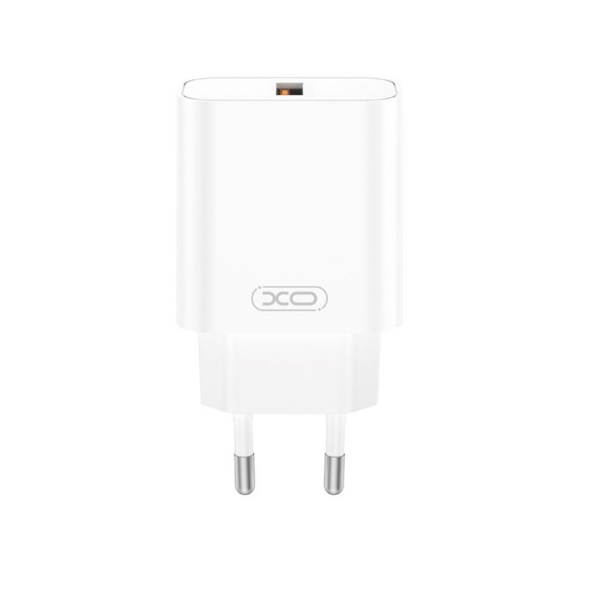 Мережевий зарядний пристрій (адаптер) XO CE33 QC_18W white