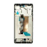 Дисплей (LCD) для Xiaomi Poco F5 з тачскріном та рамкою black Service Original