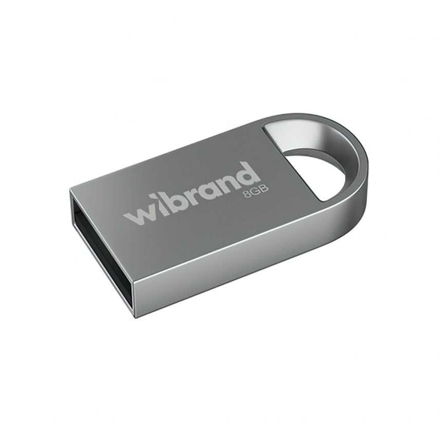 Флеш-пам'ять USB Wibrand Lynx 8GB USB 2.0 silver
